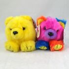 Puffkins Bear Plush Toys Buttercup   Cosmo St Jude Swibco 1998  lot Of 2