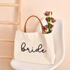 Bride Tote Bag To Be Gifts For Bridal Shower  Engagement  Bride02 