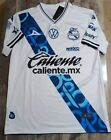 Puebla  Home Soccer Jersey  White  Color Medium Size For Adults 