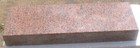 Granite Memorial Flat Companion Grave Marker Cemetery Funeral Red 36  x12 x4 