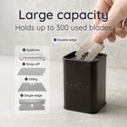 Safety Razor Blade Disposal Container For Safety Razor Blades  High Capacity    