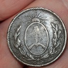 1823 Argentina Buenos Aires 1 Decimo Old Coin