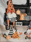Brand New Tahari Gnomes Fall Thanksgiving Pumpkins Table Runner 16in X 72in 