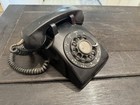 Excellent Vintage Western Electric Classic Black Rotary Dial Desk Phone 