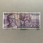          1980 s Mexican 100 Pesos Banknote  Mexico Revolution Colorful Currency 