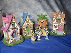 Disney Musical Light-up Easter Spring Village Holiday Set Missing Pieces