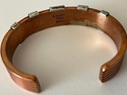 Vintage Signed R monte Sterling Copper Heavy Cuff Bracelet 58g