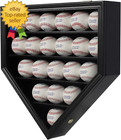 Baseball Display Case Baseball Holders For Balls Display With 21 Slots Wall Disp