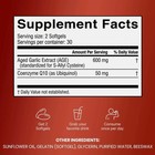 Resilia Garlic Extract 600mg Softgels  60 Count      Odorless Aged Garlic Extra   