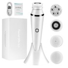 New 4-in-1 Sonic Facial Cleansing Brush Blackhead Remover Lcd Usb