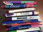 Lot Of 32 Vintage Pharmaceutical Drug Rep Pens Zoloft Ambien Prozac Cymbalta Lot