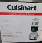 Cuisinart Crc-400p1 4-cup Rice Cooker  Stainless Steel  New In Box  