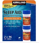 Kirkland Signature Sleep Aid Doxylamine Succinate Sleep Aid 25 Mg 96-384 Tablets