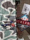 Burlebo Youth Ss Camo Tee Shirt Xl 14 16 Wood Duck Embroidered Nwt Camouflage