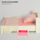 Wooden Doll House Furniture Bedroom Set Kids Play House Toy