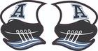 Toronto Argonauts Mini Football Helmet Decals
