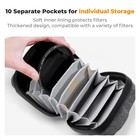 K f Concept Lens Filter Case Hard Shell Camera Filter Pouch Up To 82mmwaterproof