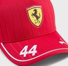 Scuderia Ferrari F1 2025 Lewis Hamilton Team Driver Hat Dark Red