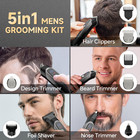 5-in-1 Beard Trimmer For Men Wet   Dry Mens Electric Razor For Shaving Face Must
