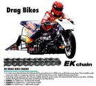 Ek 530 Dr2 160 Links Chrome Drag Racing Chain 160 Links 530 Dr2