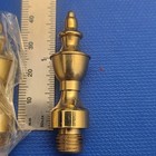  2 Pcs Solid Brass Urn lamp Finial  1-1 2  Vintage Nos