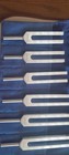 Euc Solfeggio Tuning Forks By Omnivos - Set Of 9 Tuning Forks With Wooden Stand 