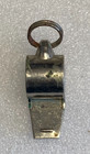 Vintage 1960s Sportcraft Metal Silver Color Whistle W  Cork Ball Made In Japan 