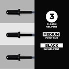 Sakura Gelly Roll Gel Pens  1 Count  pack Of 3   Classic Med 3-pc Black
