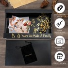 Personalized Romantic Wedding And Anniversary Keepsake Box With Family Statue - 