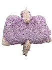 Original 2010 Pillow Pets Purple pink Plush Stuffed Unicorn Folding Pillow