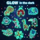 Kids Crafts  15 Pcs Arts And Crafts Painting Kits Activities Wooden Magnets