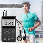 Stereo Am fm Pocket Radio Portable Digital Display Mini Pocket Radio Receiver