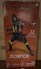 Mcfarlane Toys Mortal Kombat Scorpion Action Figure W sword 14  Yellow black