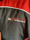 Vintage Classic Nascar Dodge Motorsports Black Red White Jacket Xxl Embroidered