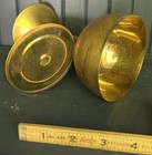 Vintage Catholic Church Chalice Ciborium Brass Color 