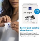 Zeiss Pre-moistened Glasses Lens Cleaning Wipes  80 Count Pack
