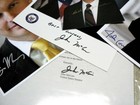 4 Signed Autograph Us Senator Politician Photos- Mccain murphy cornyn gephardt