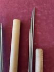 Knitting Needle  0  2  Wood Case Double Point Steel  Antique Sock Needles