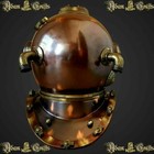 Antique Diving Helmet U s Navy Mark V Deep Sca Scuba Brown Antique Divers Helmet