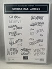 Christmas Labels Stamp Set   Dies Stampin Up Christmas Merry Love Joy 2508