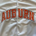 Homefield Auburn University Tigers 1980s Shooting Shirt White Orange Mens Large