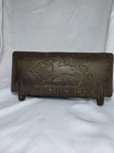 Antique John Deere Tractor Cast Iron Tool Box Lid With Logo Moline  Il Z412-h