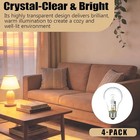4pcs 043168787963 78796 Halogen Light Bulbs   43w 120v Clear Dimmable 4 Piece