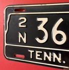 1957 Tennessee License Plate 2n 3694