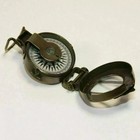 Antique Compass Nautical Antique Brass Vintage Military Pocket Compass