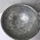 Antique Persian Tinned Copper Footed Bowl Hand Chased Musicians Middle Eastern 6
