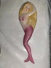 Mermaid Hand Mirror Vintage Pink Blonde 8 