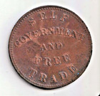 1855 Canada Prince Edward Island Self Government   Free Trade Bronze Token