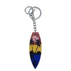 Summer Beach Favors Car Keychain   acrylic Surfboard Coconut Tree Figure 1