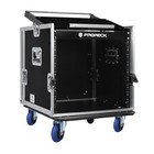Proreck 10u Space Rack Case With Slant Mixer Top  20   Depth
